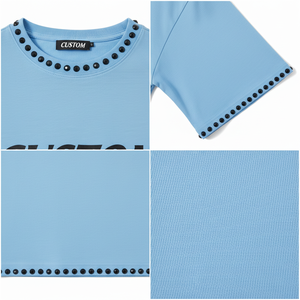 T-shirt d'été décontracté pour hommes, manches courtes, col rond, en coton doux, confortable, à la mode - Product Image 6