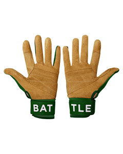 Guantes de Bateo de Béisbol y Sóftbol de Piel de Oveja Premium, Color Azul Marino, Palma Perforada Color Bronceado, Agarre Antivibración, Diseño Elegante - Product Image 2