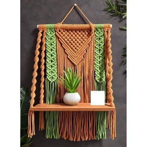 Excellent Quality Handmade Macrame <b>Plant</b> Hanger for Indoor Outdoor Home Garden <b>Wall</b> Hanging Decorative <b>Plant</b> Pot <b>Holder</b> - Product Image 1