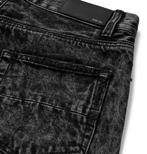 Pantalones cortos de mezclilla holgados y extragrandes para hombre, estilo streetwear, lavado ácido, personalizados por el fabricante, para venta al por mayor - Product Image 2