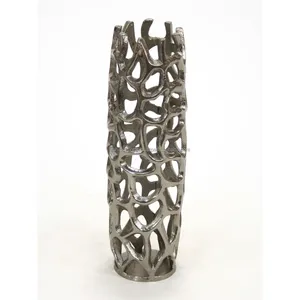 2026 Trending <b>Small</b> Handmade Eco-Friendly Square Vintage Metal Flower <b>Vase</b> Table Centerpiece Modern Home Decor Wholesale Export - Product Image 1