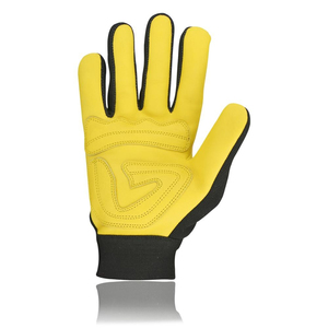 Gants de mécanicien en cuir robustes, résistants aux coupures, antichocs, pour la construction, réduisent les vibrations des perceuses - Product Image 5