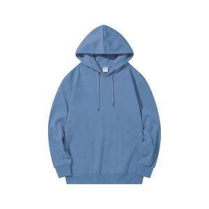 เสื้อฮู้ดผู้ชายแบบสวมหัว สีพื้น ผ้าระบายอากาศ ผ้าฟลีซ 100% ผ้าฝ้าย แขนปกติ เสื้อฮู้ดแบบ unisex - Product Image 2