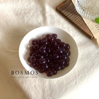 Bosmos 3,2kg Donkerblauwe Blueberry Popping Boba Taiwan Bubble Tea 4 Flessen/Karton Verpakking HALAL/HACCP/ISO 22000 Gecertificeerd Klaar voor verkoop