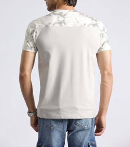 เสื้อยืดคอกลมสีพื้นคุณภาพพรีเมียมสำหรับผู้ชาย ผลิตในปากีสถาน แต่งลายมัดย้อม มีกระเป๋าเสื้อ รับผลิตแบบ OEM เสื้อยืดมัดย้อมสตรีทแวร์ที่ปรับแต่งได้ - Product Image 6