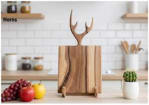 Planche à découper en bois écologique Belladec, grande surface de préhension pour une découpe facile, forme personnalisée durable, épaisseur 1,5 cm, passe au lave-vaisselle - Product Image 5