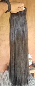 Extensions de cheveux naturels Remy d'Inde du Sud, lisses, longs, bruts, de type Temple, en paquets à tirage unique pour tissage professionnel et - Product Image 4