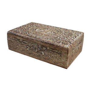 Wooden <b>Box</b> Hand Carved Solid Mango Wood <b>Box</b> Wooden Jewelry <b>Box</b> for <b>Gifts</b> Wholesale Factory Sale at Best Price Wooden <b>Gift</b> <b>Box</b> - Product Image 2
