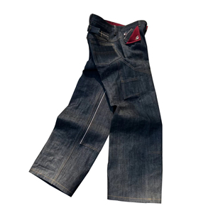Pantalon cargo ample et respirant de qualité supérieure OEM, pantalon ample délavé à l'acide, jeans vintage pour hommes - Product Image 3