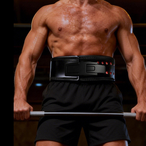 OEM Heavy Duty Cowhide Leather <b>Powerlifting</b> <b>Belt</b> 13mm10mm for Gym Weightlifting Strength Training Squat - Product Image 5