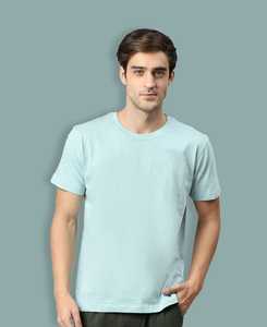 เสื้อยืดผู้ชายผ้าฝ้ายออร์แกนิค 100% ได้รับการรับรองมาตรฐาน GOTS - Product Image 1