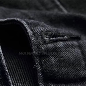 Veste en jean premium pour homme, boutonnée, effet délavé, vêtement d'extérieur élégant et décontracté à manches longues, veste en jean moderne pour homme - Product Image 3