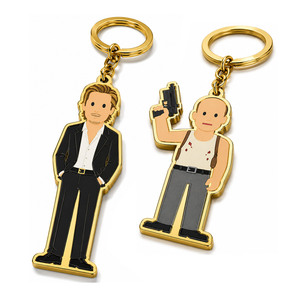 Llaveros Promocionales Personalizados de Aleación de Zinc Duradera con Diseño Irregular de Personajes de TV y Cine - Product Image 4