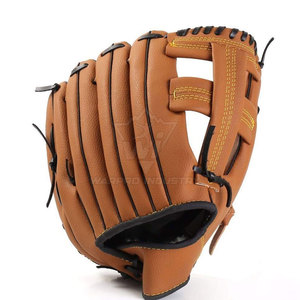 Guantes de béisbol de alto rendimiento para hombre, de cuero transpirable con interior suave para sesiones de práctica de béisbol profesional - Product Image 4