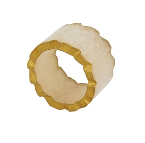 Modern Luxury Resin <b>Napkin</b> Rings Durable Handmade <b>Birthday</b> Decor with Customizable Shape and Width-the Handmade Collection - Product Image 3