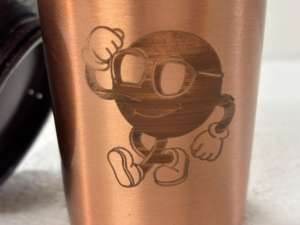 Verre en cuivre de qualité supérieure avec couvercle noir sécurisé et paille, double paroi, design écologique pour le stockage quotidien d'eau potable à la maison et au bureau - Product Image 5