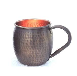 Mug à Moscow Mule en cuivre pur avec poignée en laiton 18 oz – Cadeau écologique haut de gamme pour amis et famille – Cocktails et fêtes - Product Image 3