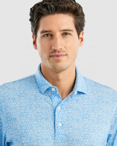 Camisas de Golf Personalizadas al por Mayor de Alta Calidad con Estampado Completo, Logotipo Personalizado, Elásticas en 4 Direcciones, de Secado Rápido, Corte Ajustado, para Hombre - Product Image 3
