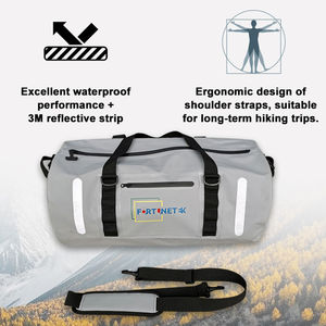 Bolsa de lona impermeable de nailon, TPU y PVC, plegable, grande, de 40l/60l, para hombres, portátil, para gimnasio, deportes, viajes, motocicleta. - Product Image 3