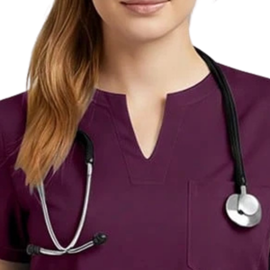 Conjunto de Uniforme Médico para Mujer, Manga Corta, Cuello en V, Uniforme de Enfermería, Ropa de Trabajo para Hospital, Clínica y Cuidado de la Piel - Product Image 6