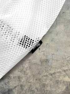 Maillot de football américain blanc surdimensionné en maille, style minimaliste, numéro 95, streetwear Y2K, production OEM personnalisée - Product Image 5