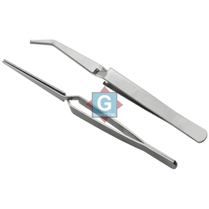 Pinzas de bloqueo cruzado GRAYROCKS, 2 uds., acero inoxidable de alta calidad, 125mm, 120mm, punta recta y doblada, herramientas para hacer joyas, bricolaje - Product Image 6
