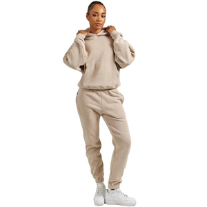 Custom Logo Unisex Premium Pullover Sweatshirt Joggers <b>Tracksuit</b> Set OEM ODM Fitness Training Wear Wholesale Bulk Supplier - Product Image 1