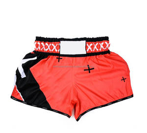 Taille XXL Tissu Respirant de Haute Qualité Ensemble de Boxe Muay Thai Short MMA Logo Personnalisé Vêtements de Sport de Fitness à Taille Élastique à la Mode - Product Image 4