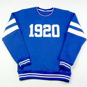 เสื้อสเวตเชิ้ตผู้หญิงสำหรับฤดูหนาว Zeta Phi Beta ตกแต่งด้วยแพทช์ปักลาย แถบลายที่ปลายแขนเสื้อ ผลิตจากผ้าฝ้าย 80% ผสมโพลีเอสเตอร์ 20% ผ้าฟลีซ สวมใส่สบาย - Product Image 6