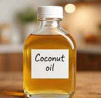 Aceite de Coco Puro 100% Prensado en Frío, Orgánico, Marca Privada Himveda, para Masajes Corporales, Hidratante, SPA, Relajante, para Dolores Musculares, con Semillas de Lavanda