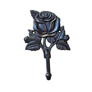 Crochet décoratif en aluminium fini brun en forme d'oiseau pour décoration murale, décoration intérieure, organisateur de pelouse, ou cadeau - Product Image 3