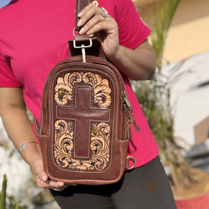 Bolso de Hombro de Cuero Hecho a Mano al por Mayor, Elegante y de Moda, Bolso de Viaje con Pelo de Piel, Fácil de Llevar, Multiusos - Product Image 4