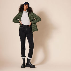 Veste légère à capuche pliable ultra-légère respirante et chaude pour l'hiver, veste d'extérieur pour femmes, doudounes - Product Image 3