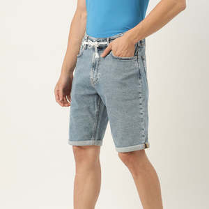 Shorts en jean déchirés pour hommes, vente en gros, logo personnalisé, shorts vintage streetwear, haute qualité, service OEM - Product Image 2