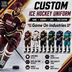 For Wholesale Rate Full Sleeve Customized Made Sublimated Personalized Low MOQ Private Lable Trendy Ice Hockey Uniform - Product Image 6