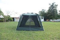Tente familiale SUNREX 340 pour 3-4 personnes, camping en plein air, lit, une chambre, salon, renforcée en fibre de verre, quatre saisons, pliable, rapide à monter