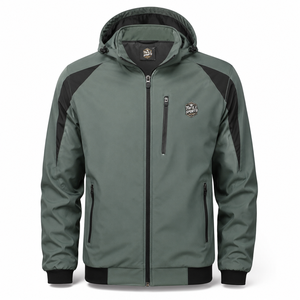 Premium Quality Coated Long Soft Shell Winter <b>Jackets</b> Stand Collar Quick Dry Windproof Zipper Side Pockets Softshell <b>Jackets</b> - Product Image 1
