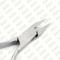 Coupe-ongles robuste en acier inoxydable personnalisé, courbé/droit/plat, à large ouverture, portable, en vente