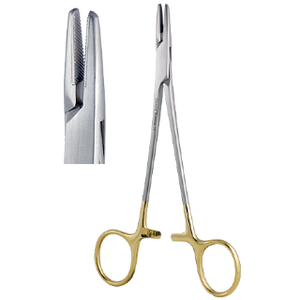 Porte-aiguille sternal Berry manuel à mâchoires robustes avec inserts en carbure de tungstène pour procédures chirurgicales, longueur totale 7-3/4 po (19,6 cm) - Product Image 4