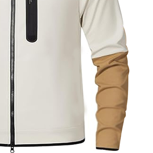 Customized Professional Casual Fleece Tracksuits New Arrival Own Your Design Men's Autumn Solid Printed Hooded 100% Cotton - Product Image 5