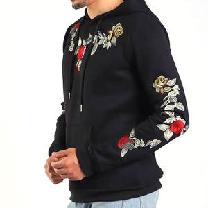 Sudaderas con Capucha Bordadas para Hombre, Elegantes, 100% Algodón, Forro Polar Transpirable, Cómodas, de Alta Calidad, Manga Larga, Diseño con Bolsillo, Colores Personalizados - Product Image 2