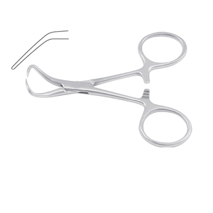 13cm Curved 1x1 Prong Sharp Backhaus Forceps Manual Dental Instrument German Stainless Backhaus <b>Towel</b> Clamp <b>Cheap</b> Price - Product Image 5