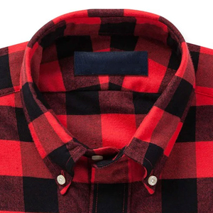 Chemises en flanelle pour hommes 2026, vente chaude, écologiques, personnalisées, doublure silencieuse, 100 % coton, manches longues, poches insérées, style urbain, satin - Product Image 5