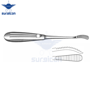 เครื่องมือผ่าตัดสำหรับแกะกระดูกแบบปลายเดี่ยว Aufricht Bone Rasp ความยาว 21 ซม. / 8-1/4 นิ้ว ความกว้าง 32 x 9 มม. สำหรับการตัดไปข้างหน้า - Product Image 6