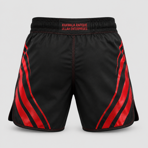Shorts de MMA Personalizados al por Mayor para Hombre y Mujer, 100% Poliéster, Elásticos, Transpirables, de Secado Rápido, Ligeros, Sin Costuras, 300g, para Artes Marciales - Product Image 4