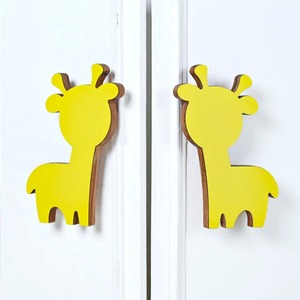 Poignée décorative moderne pour meuble, poignée de tiroir en bois pour enfants, poignées de commode Dino pour chambre d'enfant, poignée de porte pour enfants - Product Image 2