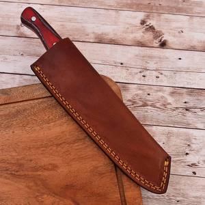 Couteau de chef professionnel en acier au carbone pour la cuisine à domicile et les restaurants, avec manche en bois, fournisseur OEM en gros - Product Image 2