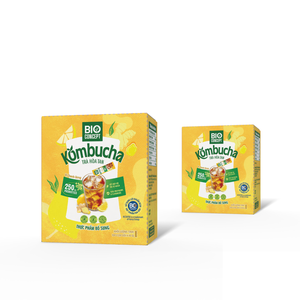 Factory Direct Sales Powder Drink Vegan Energy Drink Powder Stick Sachet Custom Packaging <b>Box</b> Kombucha Instant Honey Ginger Tea - Product Image 1