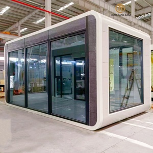 CASA 20-40ft Prefab Villa Modular Acero Apple Pod Cabin Tiny Home Contenedor para dormir/Cápsula Casa para Hotel Gym/Supreme - Product Image 4