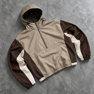 Veste coupe-vent pour hommes, résistante à l'eau, en polyester, pour les détaillants américains, étiquette privée, vente en gros - Product Image 2